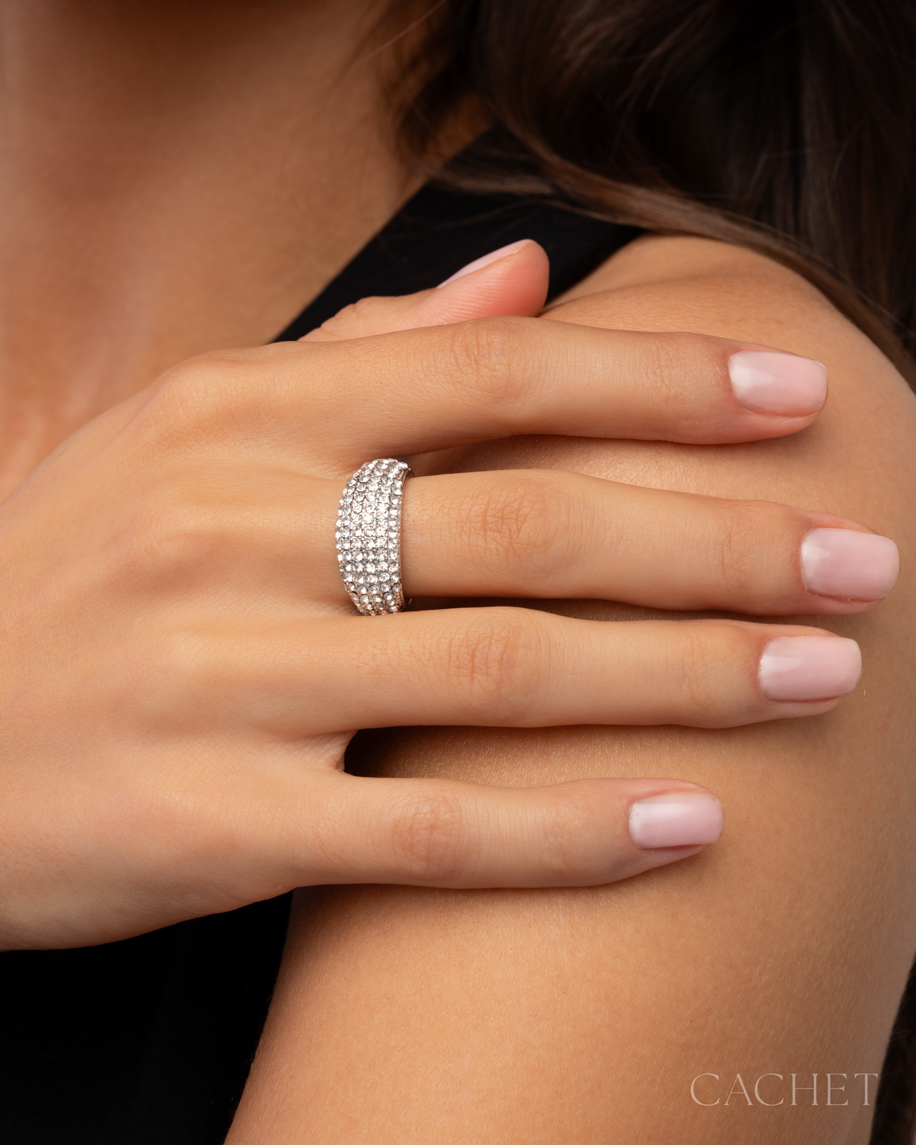 Étincelle Rhodium Ring